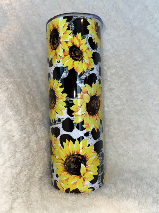 Sunflower/Cow Print