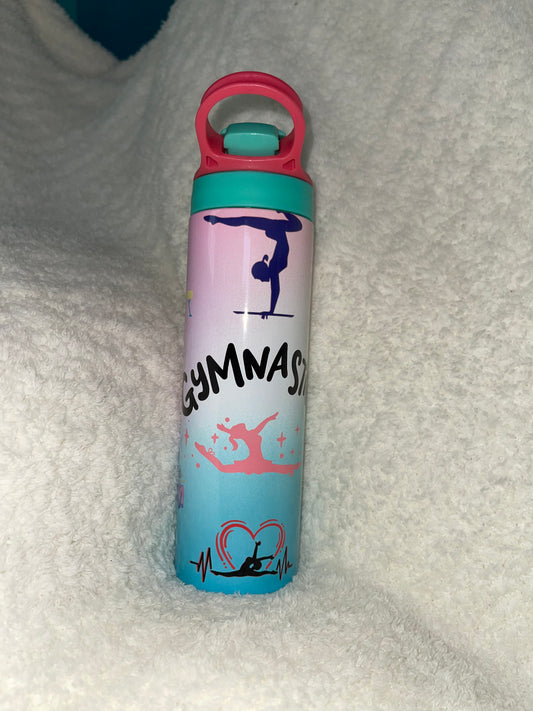 Kids 20 oz Tumbler - Gymnastics