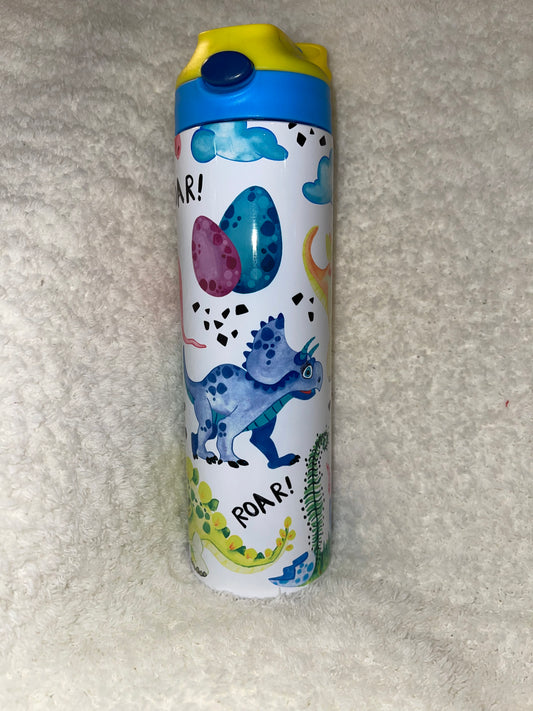 Kids 20oz Tumbler - Dinosaur